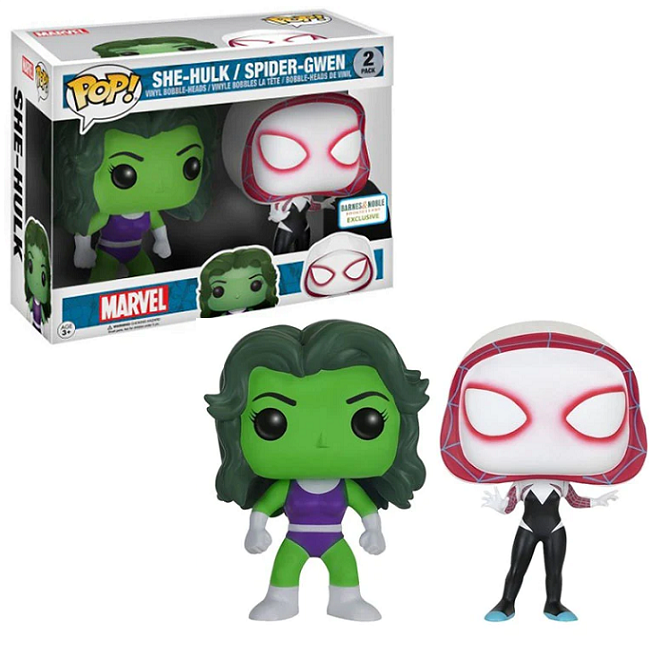  She-Hulk & Spider-Gwen - Marvel Funko Pop! [B&N Exclusive 2-Pack] 