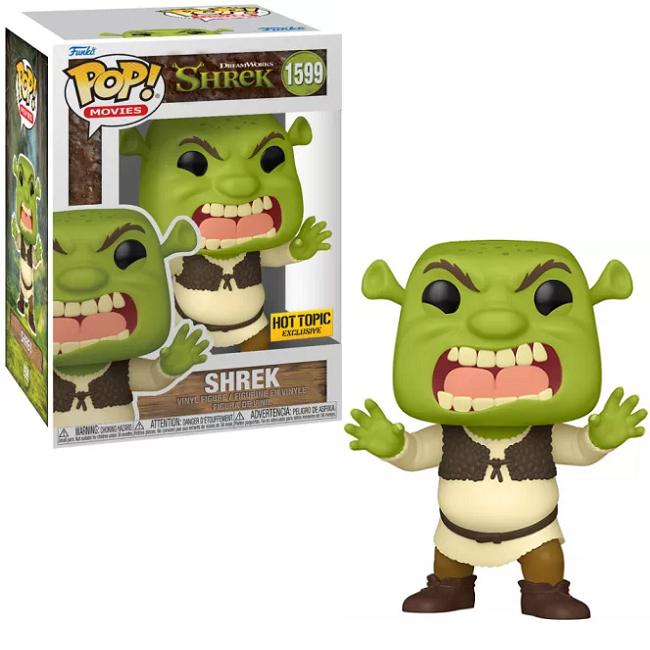  Shrek #1599 - Shrek Funko Pop! Movies [Hot Topic Exclusive] 