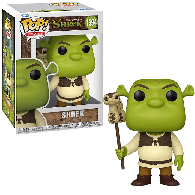  Shrek with Snake #1594 - Shrek 30th Funko Pop! Movies 