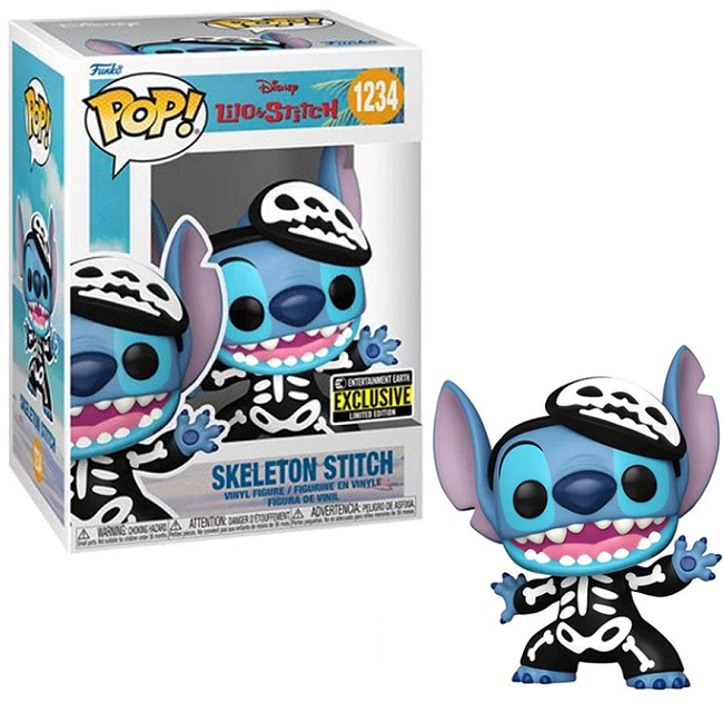  Skeleton Stitch #1234 - Lilo & Stitch Funko Pop! [EE Exclusive] 