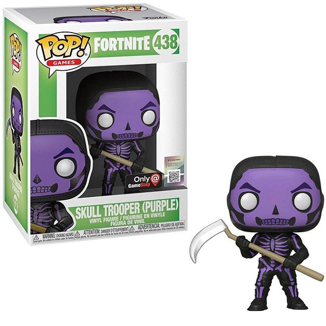  Skull Trooper #438 - Fortnite Funko Pop! Games [Purple GameStop Exclusive] 