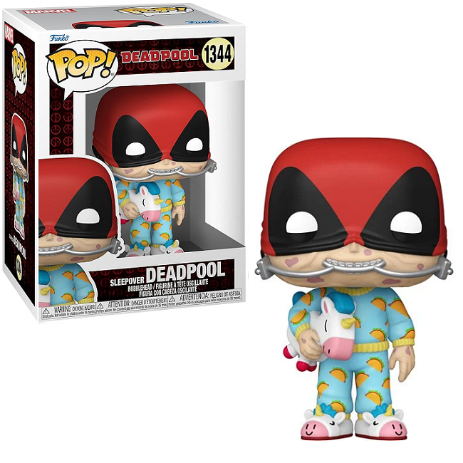  Sleepover Deadpool #1344 - Deadpool Funko Pop! 