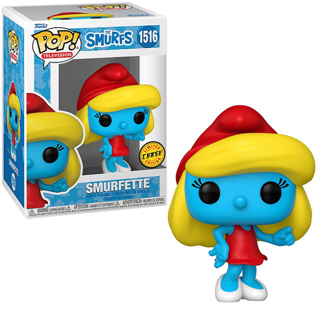  Smurfette #1516 - Smurfs Funko Pop! TV [Red Outfit Chase] 