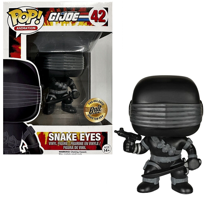  Snake Eyes #42 - GI Joe Funko Pop! Animation [Pre Release Bait Exclusive] 