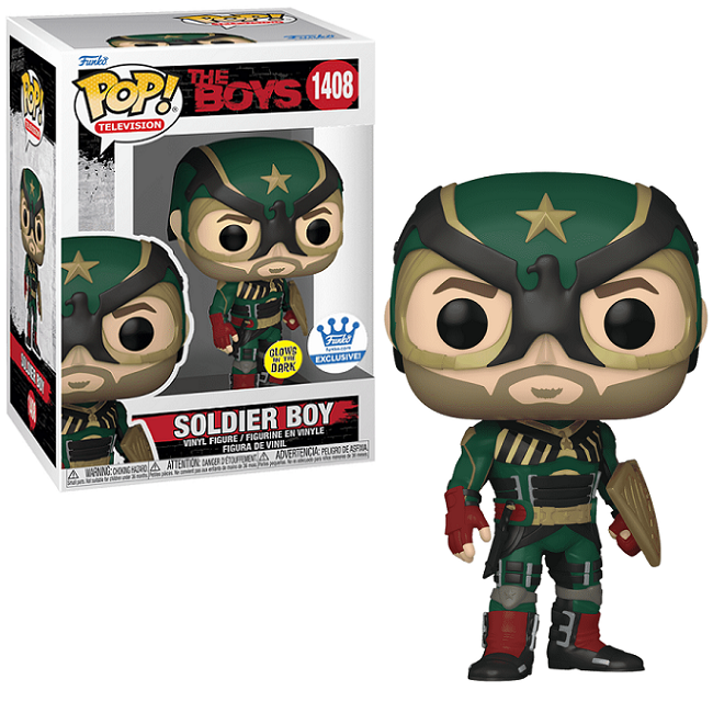  Soldier Boy #1408 - The Boys Funko Pop! TV [Gitd Funko Exclusive] 