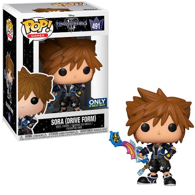  Sora [Drive Form] #491 - Kingdom Hearts Funko Pop! Games [Best Buy Exclusive] 