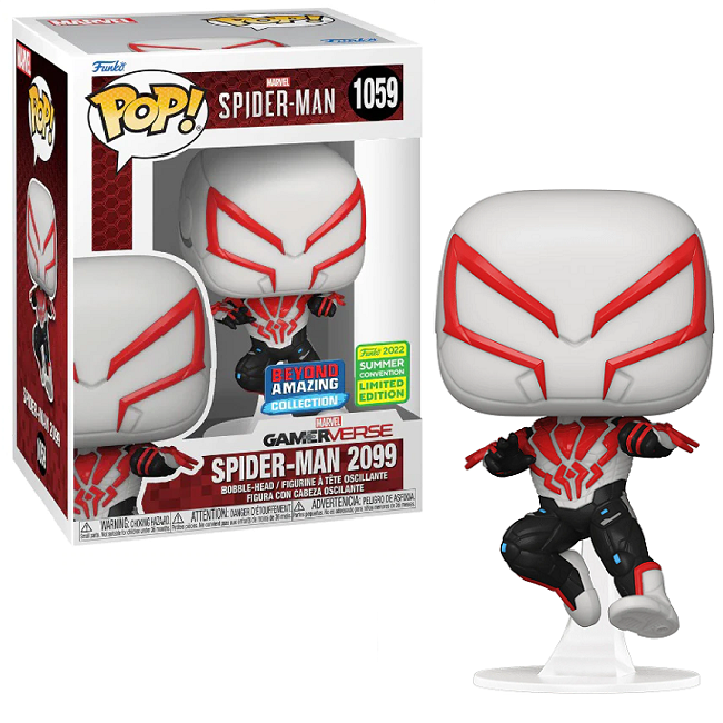  Spider-Man 2099 #1059 - Spider-Man Gamerverse Funko Pop! [2022 Summer Convention Limited Edition] 