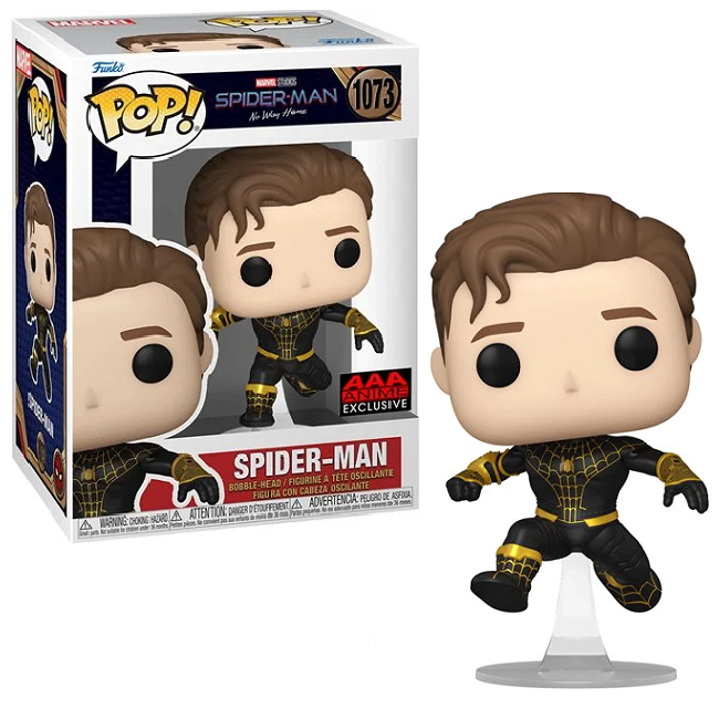  Spider-Man #1073 - Spider-Man No Way Home Funko Pop! [AAA Exclusive] 
