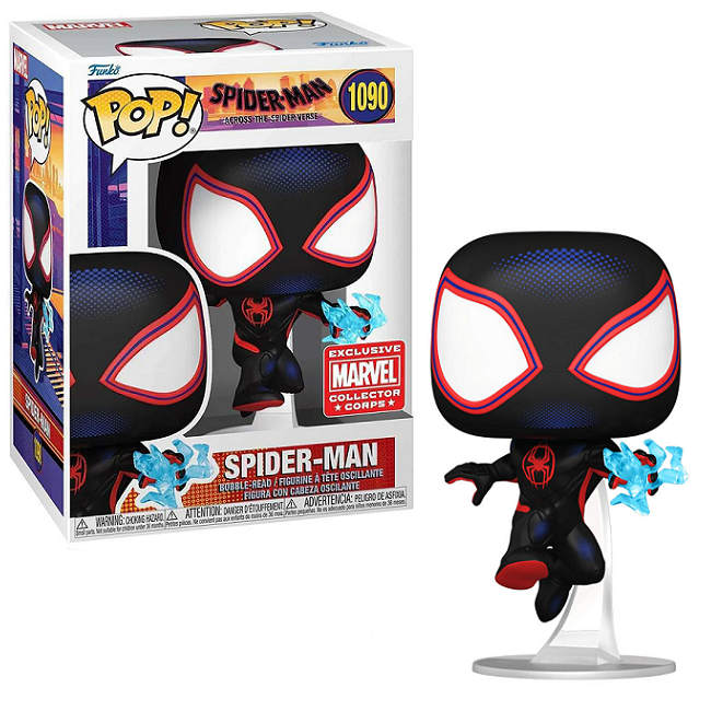  Spider-Man #1090 - Spider-Man Across the Spider-Verse Funko Pop! [Marvel Collector Corps Exclusive] 