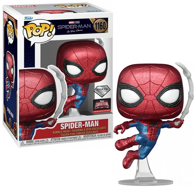  Spider-Man #1160 - No way Home Funko Pop! [Diamond TargetCon Exclusive] 