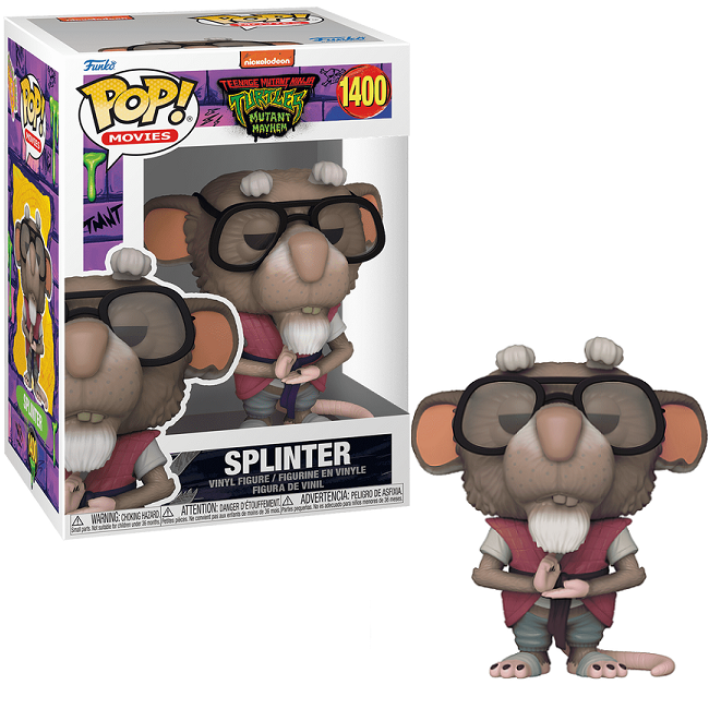  Splinter #1400 - Teenage Mutant Ninja Turtles Mutant Mayhem Funko Pop! Movies 