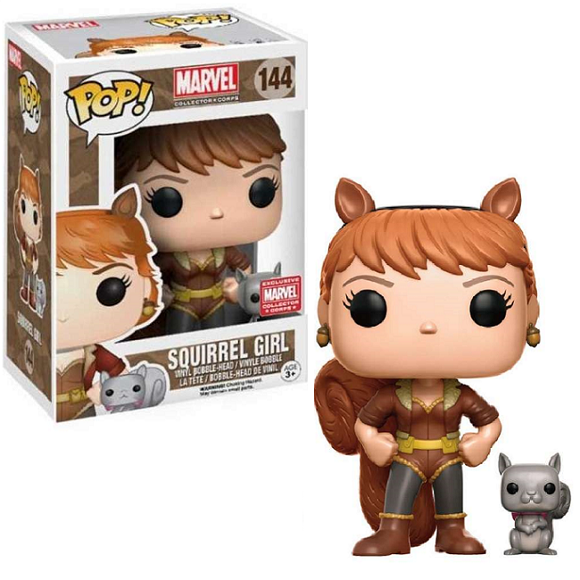  Squirrel Girl #144 - Marvel Funko Pop! [Marvel Collector Corps Exclusive] 