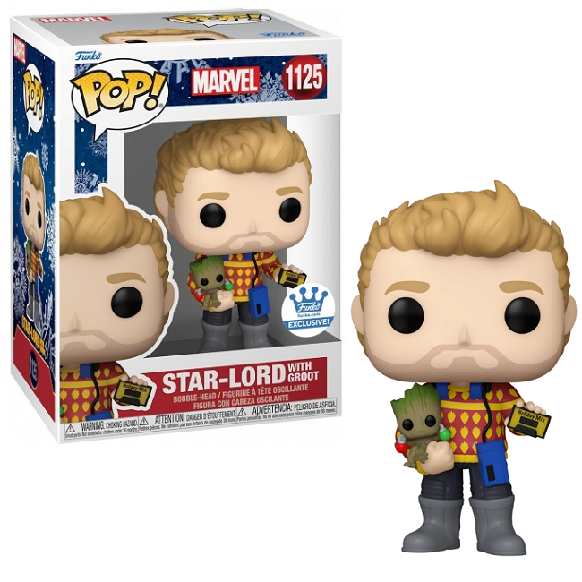  Star-Lord with Groot #1125 - Marvel Funko Pop! [Funko Exclusive] 