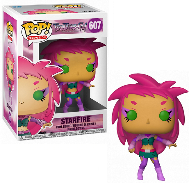  Starfire #607 - Teen Titans Go! Funko Pop! TV [The Night Begins to Shine] 