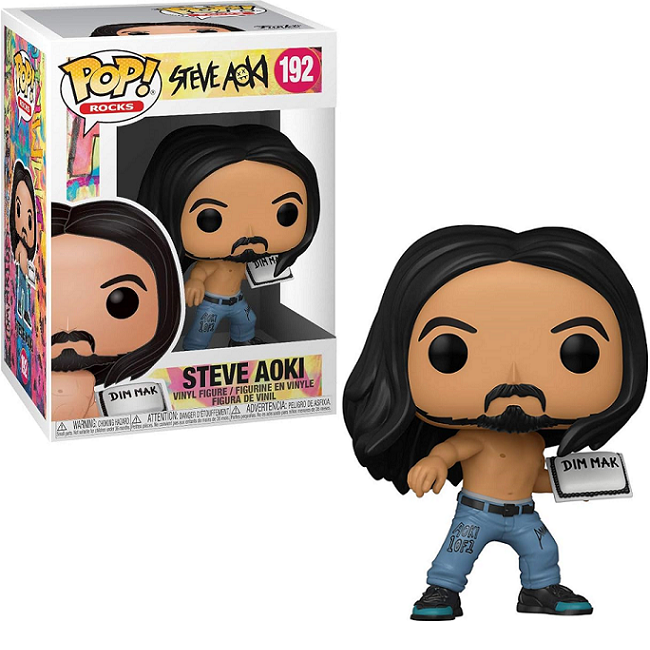  Steve Aoki #192 - Steve Aoki Funko Pop! Rocks [With Cake] 