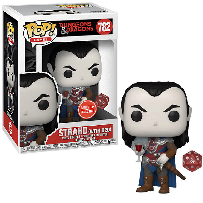  Strahd [With D20] #782 – Dungeons & Dragons Funko Pop! Games [GameStop Exclusive] 