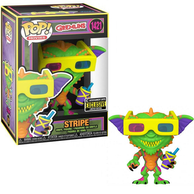  Stripe #1421 - Gremlins Funko Pop! Movies [Black Light EE Exclusive] 