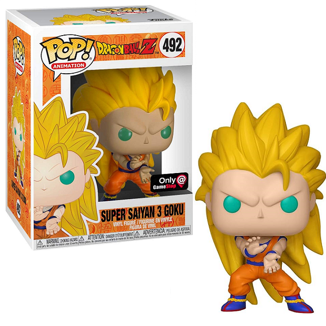  Super Saiyan 3 Goku #492 - Dragon Ball Z Funko Pop! Animation [GameStop Exclusive] 