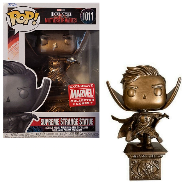  Supreme Strange Statue #1011 - Doctor Strange in the Multiverse of Madness Funko Pop! [Marvel Collector Corps] 