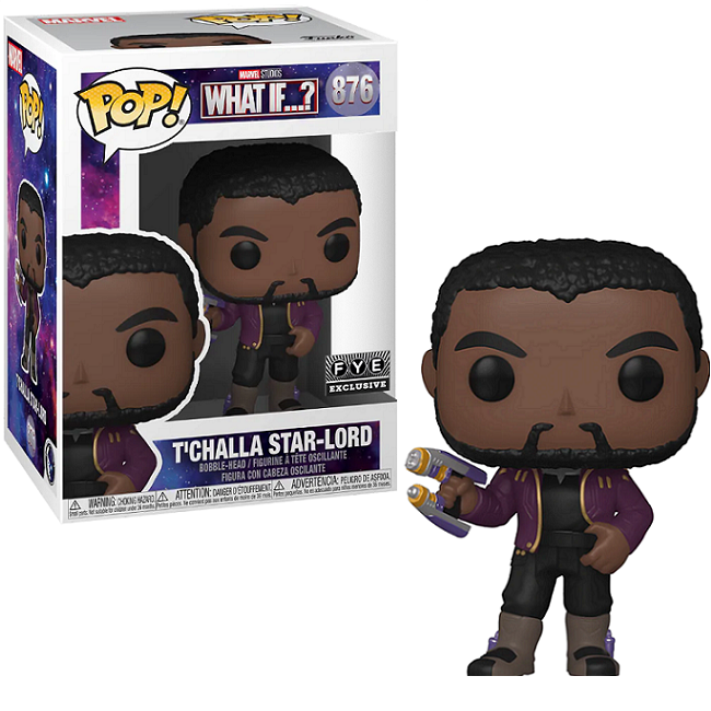  T’Challla Star-Lord #876 – Marvel What If Funko Pop! [Unmasked FYE Exclusive] 