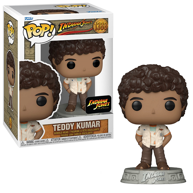  Teddy Kumar #1388 - Indiana Jones and the Dial of Destiny Funko Pop! Movies 