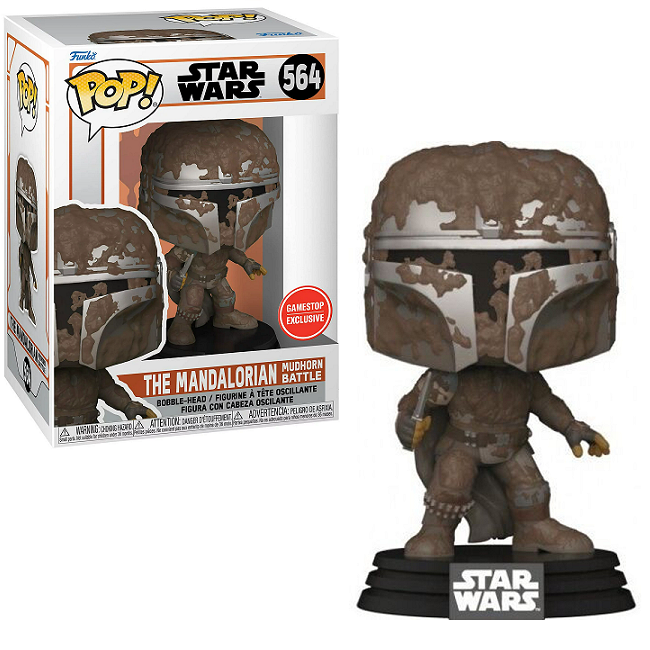  The Mandalorian Mudhorn Battle #564 - Star Wars Funko Pop! [GameStop Exclusive] 
