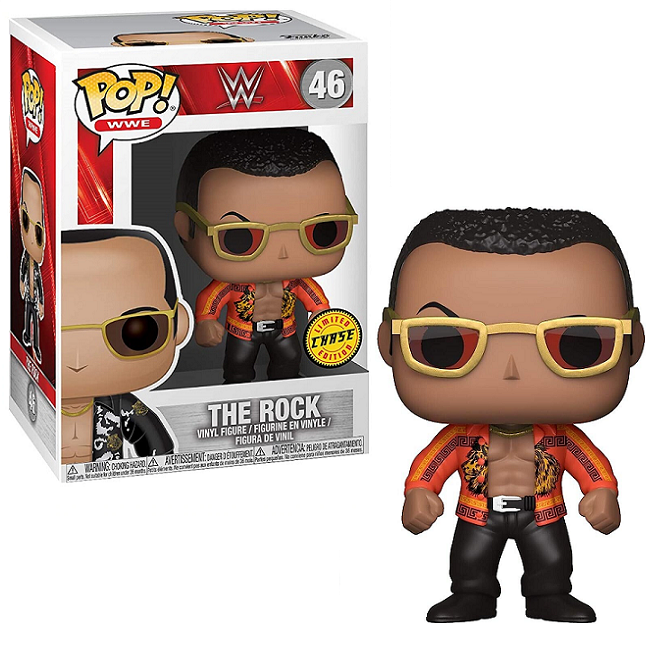  The Rock #46 - Wrestling Funko Pop! WWE [Chase Version] 