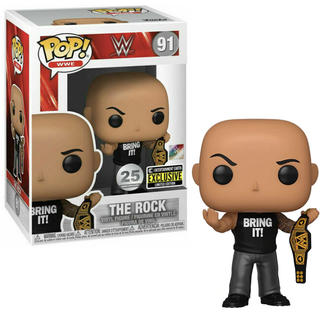  The Rock #91 – Wrestling Funko Pop! WWE [EE Exclusive] 