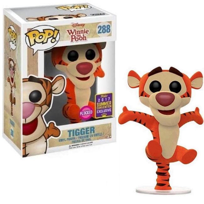  Tigger #288 - Winnie the Pooh Funko Pop! [Flocked 2017 Summer Convention] 