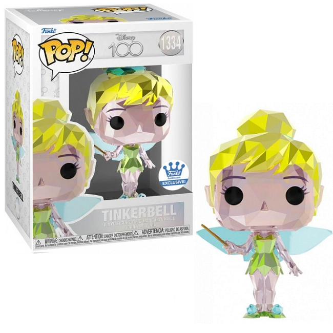  Tinkerbell #1334 - Disney 100 Funko Pop! [Faceted Funko Exclusive] 