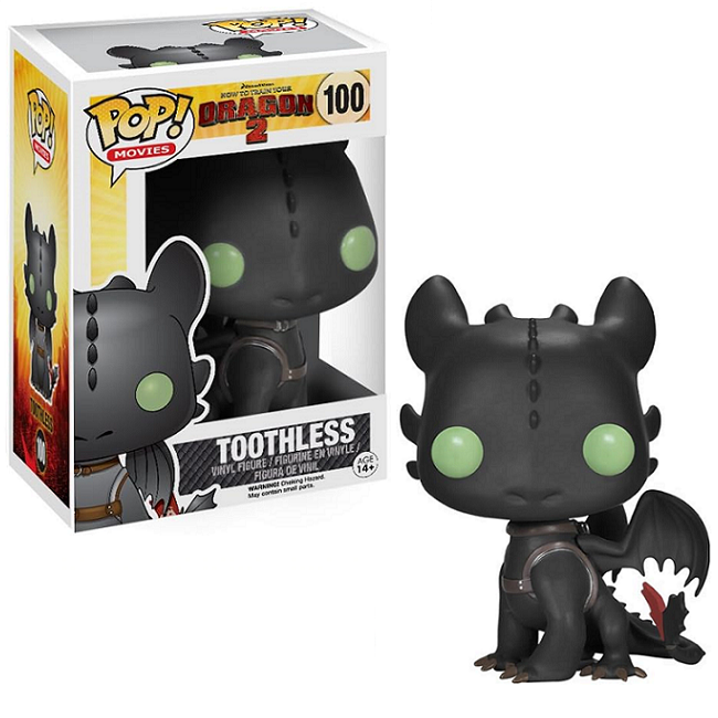  Toothless #100 - How to Train Your Dragon 2 Funko Pop! Movies 