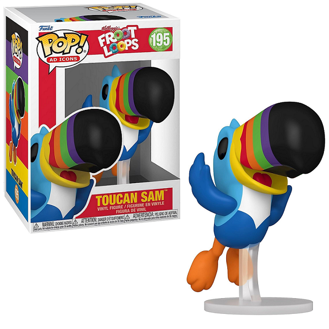  Toucan Sam #195 - Froot Loops Funko Pop! Ad Icons [Flying] 