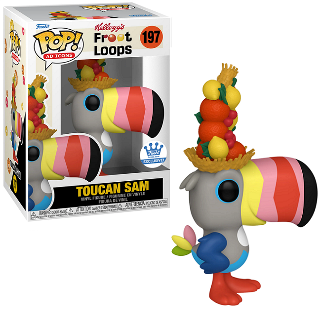  Toucan Sam #197 - Froot Loops Funko Pop! Ad Icons [Fruit Hat] [Funko Exclusive] 