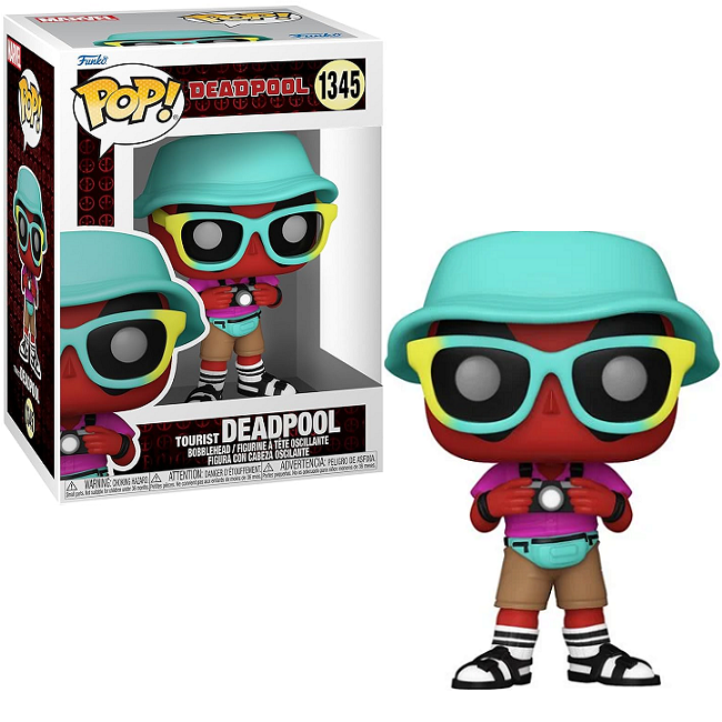  Tourist Deadpool #1345 - Deadpool Funko Pop! 