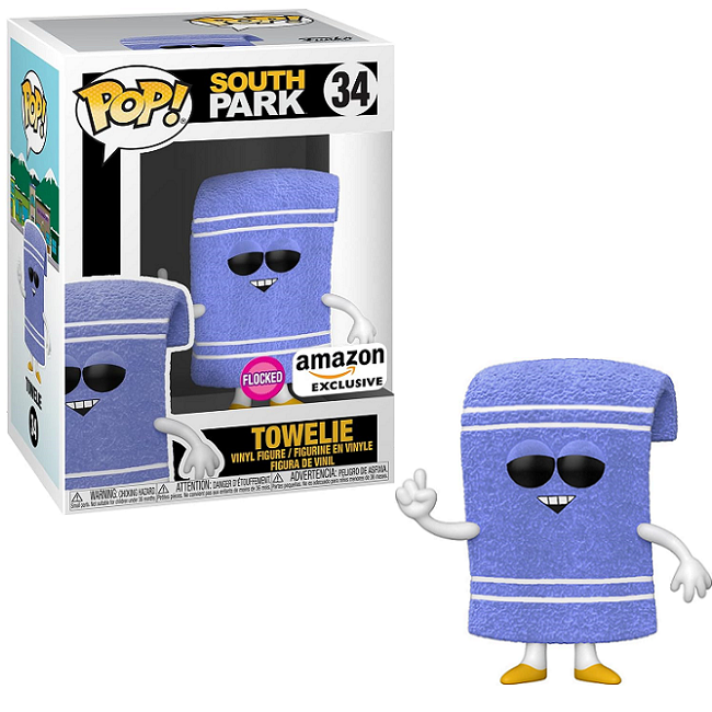  Towelie #34 - South Park Funko Pop! Animation [Flocked Amazon Exclusive] 