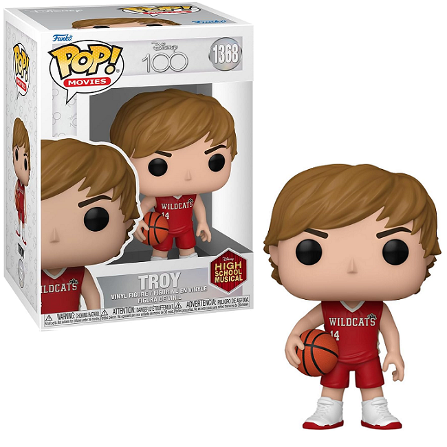  Troy #1368 - High School Musical Disney 100 Funko Pop! Movies 