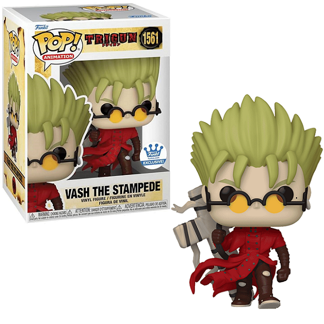  Vash The Stampede with Punisher Cross #1561 - Trigun Funko Pop! Animation [Funko Exclusive] 