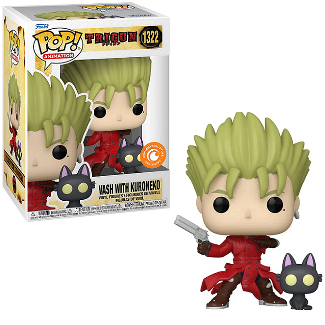 Vash with Kuroneko #1322 - Trigun Funko Pop! Animation [CrunchyRoll Exclusive] 