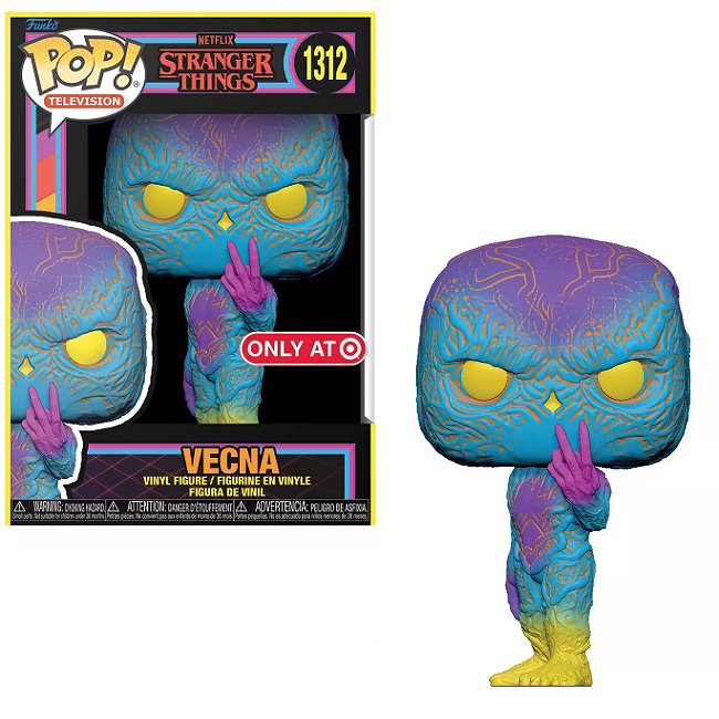  Vecna #1312 - Stranger Things Funko Pop! TV [Blacklight Target Exclusive] 