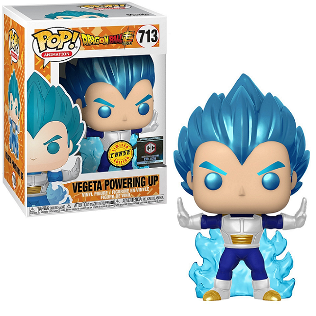  Vegeta Powering Up #713 - DragonBall Z Funko Pop! Animation [Metallic Chalice Exclusive Chase] 