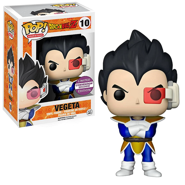  Vegeta #10 - Dragon Ball Z Funko Pop! Animation [Metallic Limited Convention Exclusive] 
