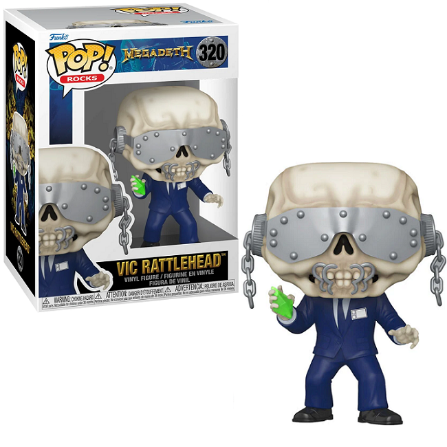  Vic Rattlehead #320 - Megadeath Funko Pop! Rocks 