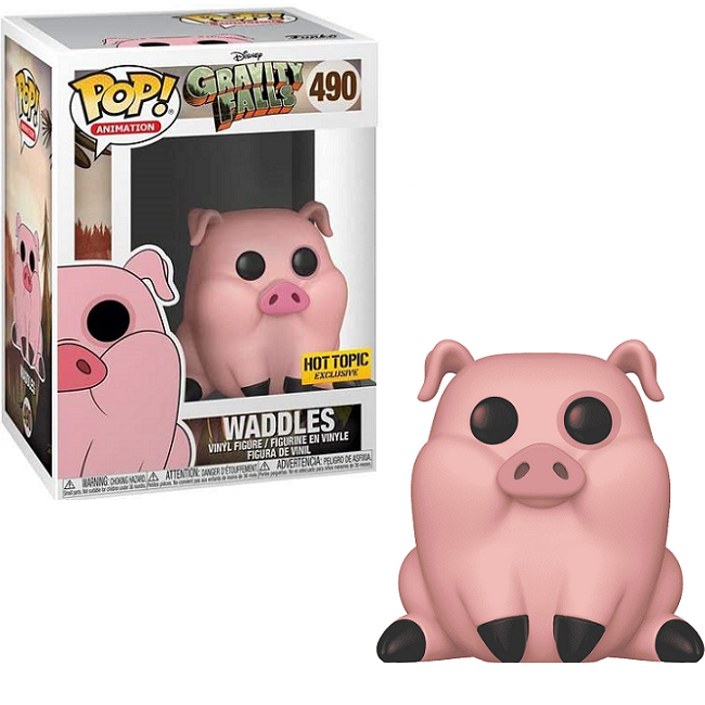  Waddles #490 - Gravity Falls Funko Pop! Animation [Hot Topic Exclusive] 
