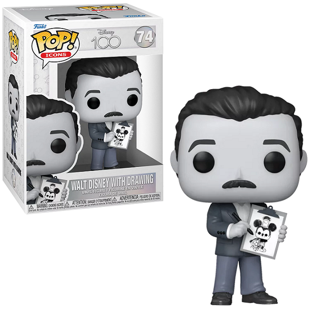  Walt Disney With Drawing #74 - Disney 100 Funko Pop! Icons 