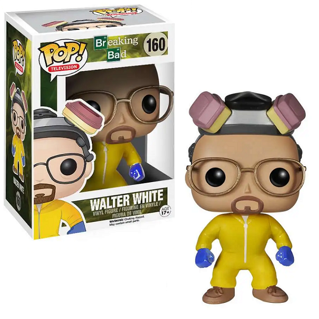  Walter White #160 - Breaking Bad Funko Pop! TV [Yellow Hazmat Suit] 