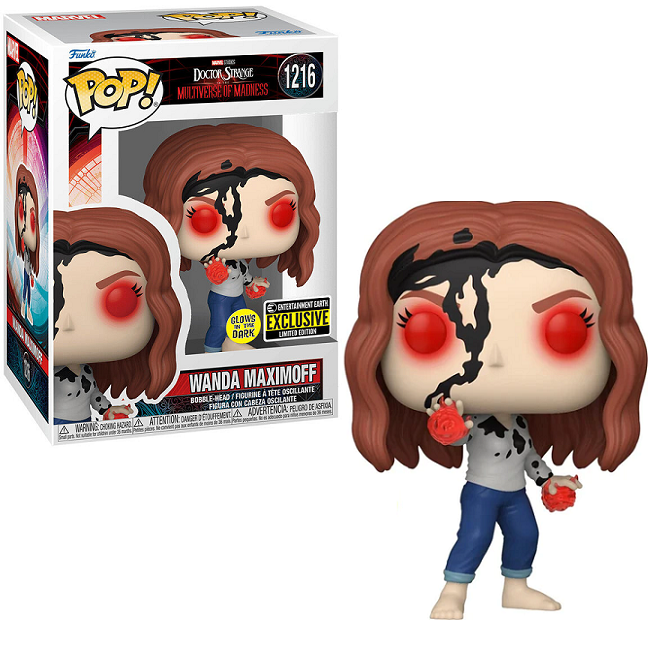  Wanda Maximoff #1216 - Doctor Strange in the Multiverse of Madness Funko Pop! [Gitd EE Exclusive] 