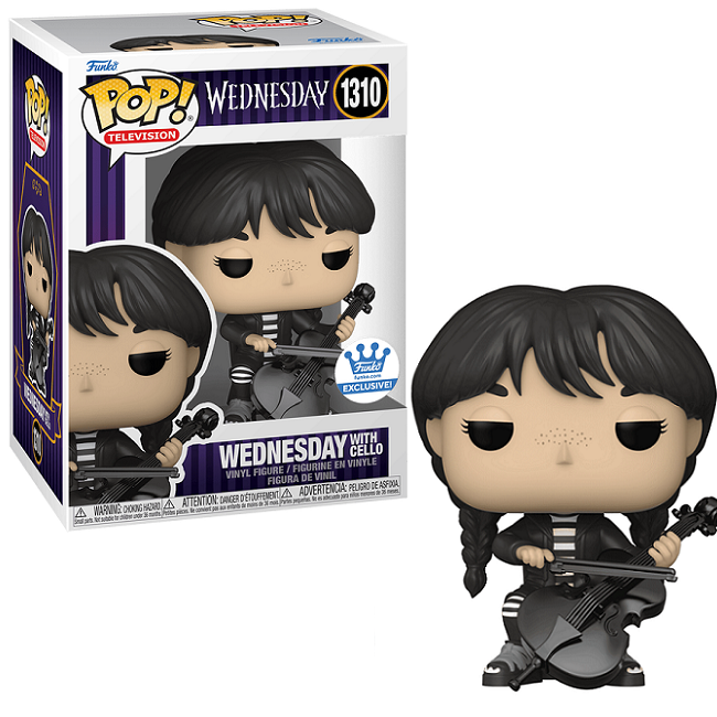  Wednesday with Cello #1310 - Wednesday Funko Pop! TV [Funko Exclusive] 