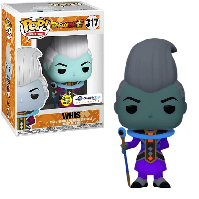  Whis #317 – DragonBall Super Funko Pop! Animation [Gitd Galactic Toys Exclusive] 