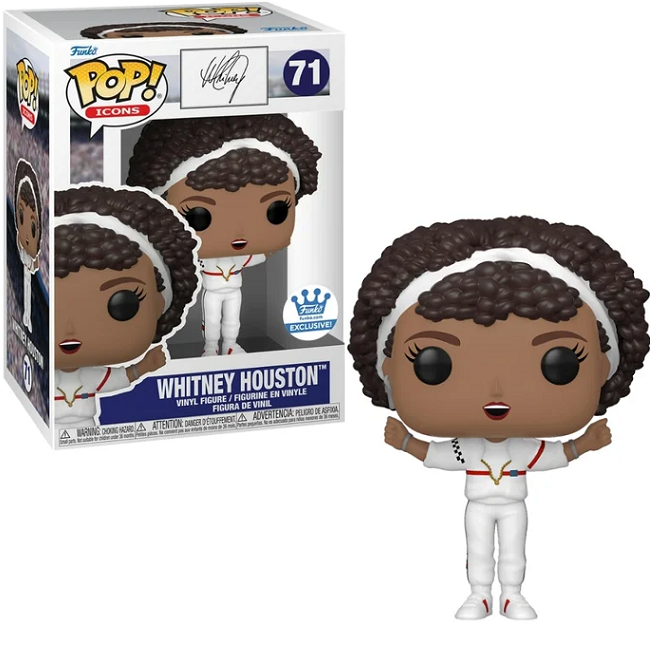  Whitney Houston #71 - Whitney Funko Pop! Icons [Funko Exclusive] 