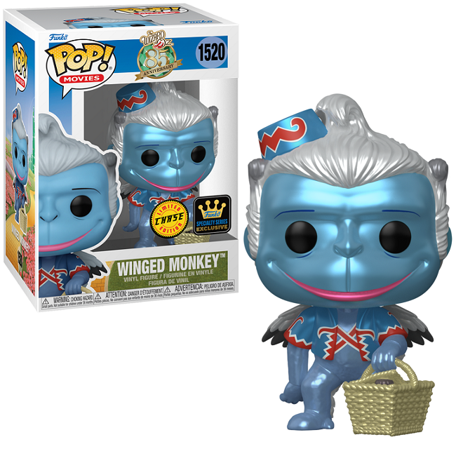  Winged Monkey #1520 - The Wizard Of Oz Funko Pop! Movies [Metallic Chase Specialty Series Exclusive] 